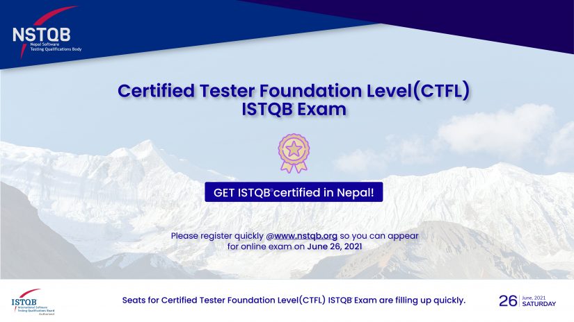 ISTQB Foundation Level (CTFL) Online Exam, June 26, 2021 -Registration Open!